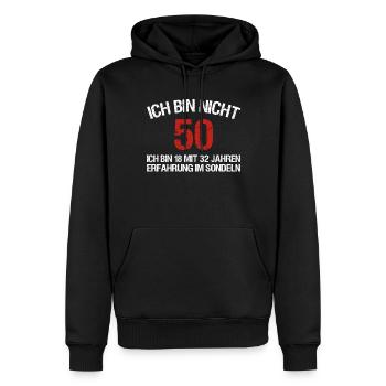 Sondeln Ausflug Sondengänger 50. Geburtstag - Männer Premium Bio Hoodie - Schwarz - Vorne - Nico (187cm)