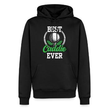 Best Caddie Ever Golfer Golf golf - Men’s Premium Organic Hoodie - black - Front - Nico (187cm)