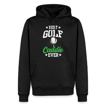Bester Golf Caddie Aller Zeiten Golfer Golfen - Männer Premium Bio Hoodie - Schwarz - Vorne - Nico (187cm)