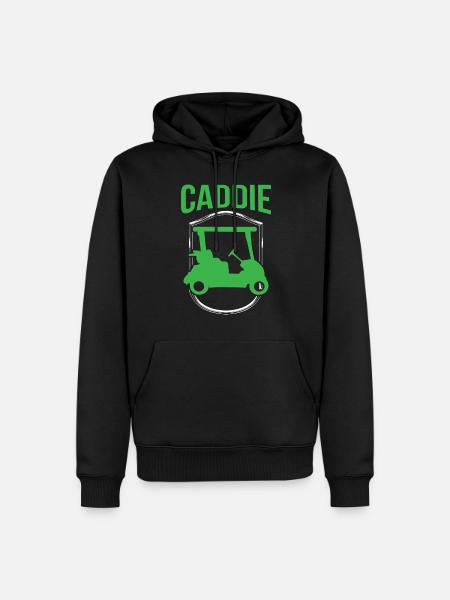 Caddie Profession Golfer Golf Golf - Men’s Premium Organic Hoodie - black