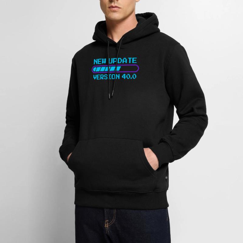 Programmer 40th Birthday informatik Gift Men’s Premium Organic Hoodie