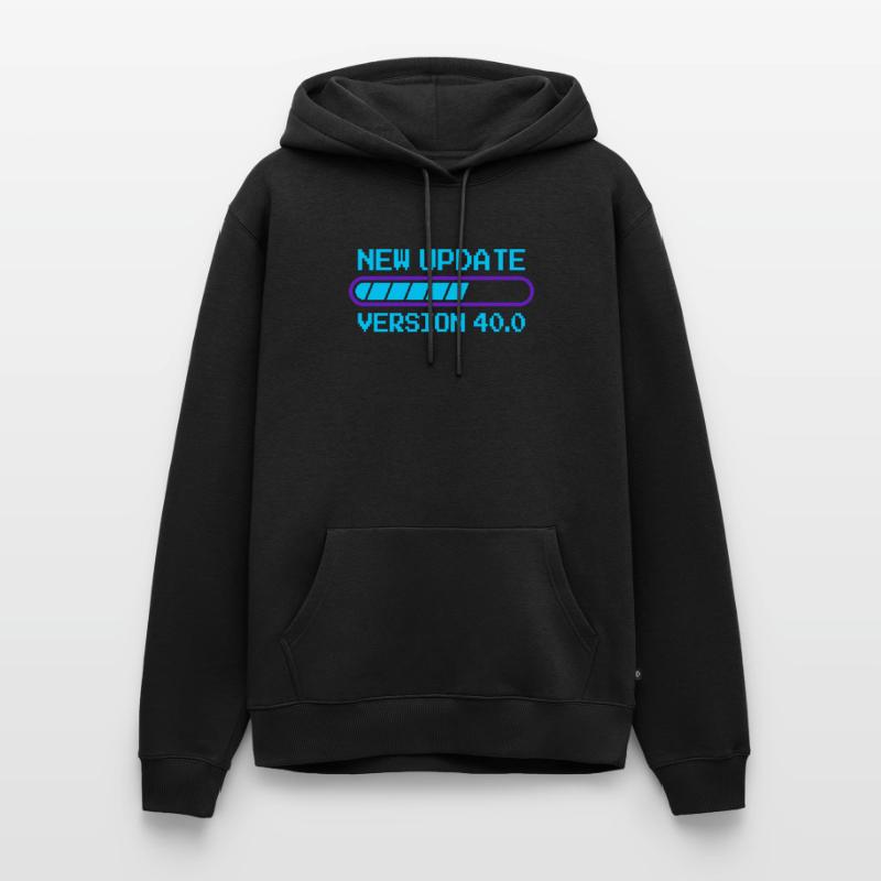 Programmer 40th Birthday informatik Gift Men’s Premium Organic Hoodie