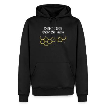 Der Herr der Bienen Imker Imkerei Honigbiene Honig - Männer Premium Bio Hoodie - Schwarz - Vorne - Nico (187cm)