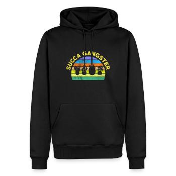 Succa Gangster Grünpflanze Kakteenliebhaber Hobby - Männer Premium Bio Hoodie - Schwarz - Vorne - Nico (187cm)