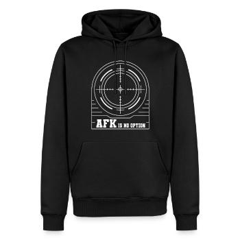 Joueur de jeu AFK n’est pas une option Jeu vidéo de joueur - Sweat à capuche Premium bio Homme - noir - Devant - Nico (187cm)