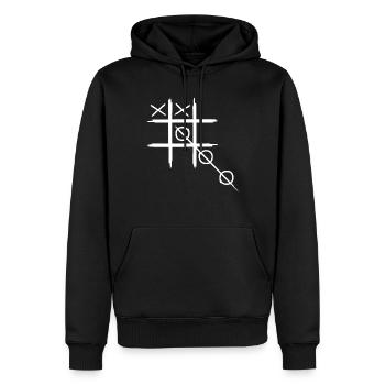 Jeu en dehors de la boîte Joueur Gamer Jeu vidéo - Sweat à capuche Premium bio Homme - noir - Devant - Nico (187cm)