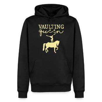 Vaulting Queen Horse Riding - Männer Premium Bio Hoodie - Schwarz - Vorne - Nico (187cm)
