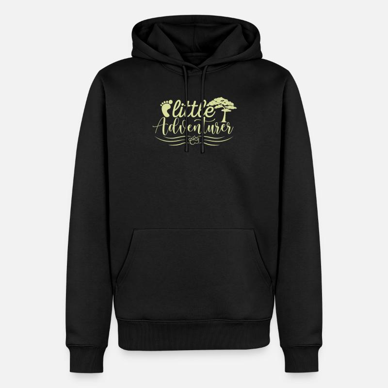 Petit Aventurier Randonnée - Sweat à capuche Premium bio Homme - noir