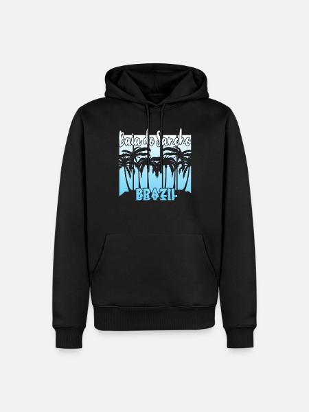 Baia do Sancho - Brazil - Men’s Premium Organic Hoodie - black