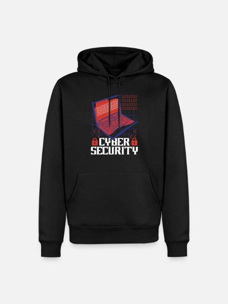 Cybersäkerhet Hacka IT-säkerhet Cybersäkerhet - Ekologisk premiumluvtröja herr - svart