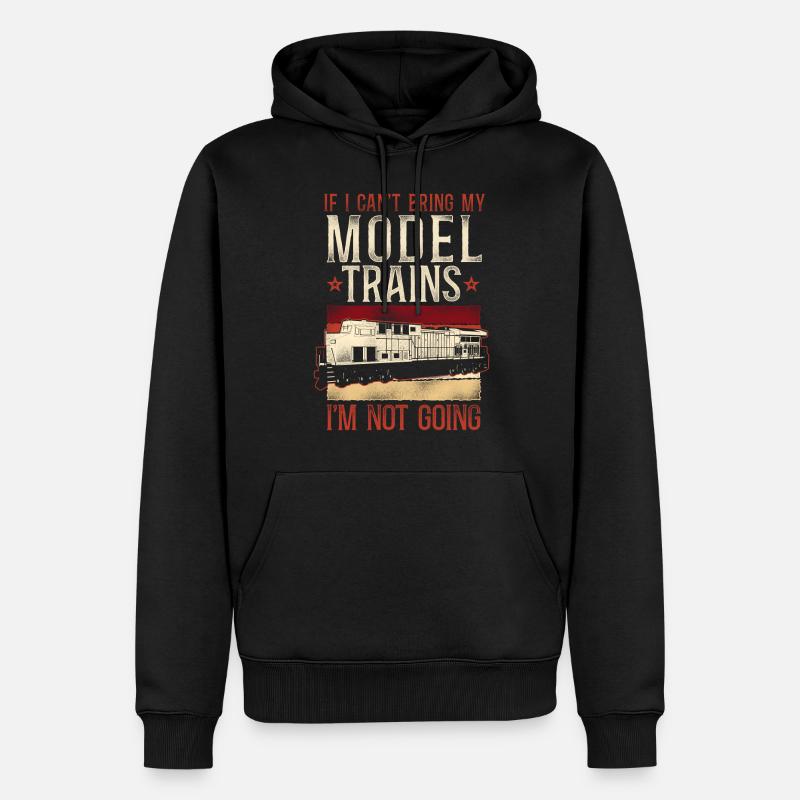Freight Diesel Train Driver - Männer Premium Bio Hoodie - Schwarz