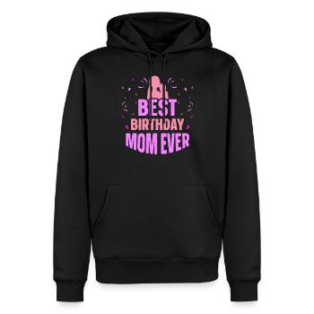 Beste Geburtstags Mama Aller Zeiten Geburtstag - Männer Premium Bio Hoodie - Schwarz - Vorne - Nico (187cm)