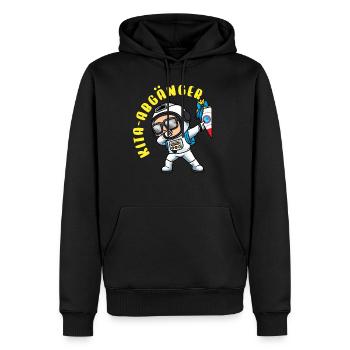 Kita Abgänger Schultüte Astronaut Kindergarten - Männer Premium Bio Hoodie - Schwarz - Vorne - Nico (187cm)