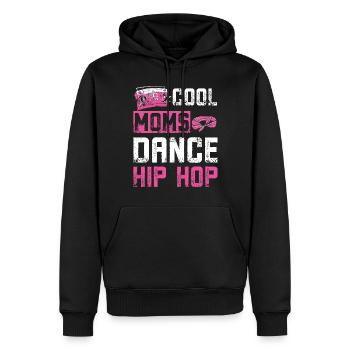 Les mamans dansent le Hip Hop - Sweat à capuche Premium bio Homme - noir - Devant - Nico (187cm)