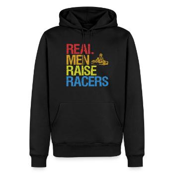 Kartsport Kart Driver Go Kart Gift Idea - Men’s Premium Organic Hoodie - black - Front - Nico (187cm)