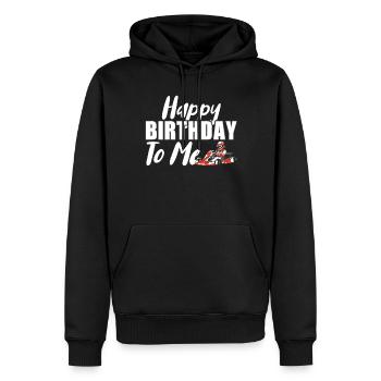 Kartsport Kart Driver Go Kart Gift Idea - Men’s Premium Organic Hoodie - black - Front - Nico (187cm)