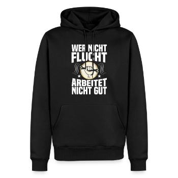 Artisan Tournevis Voiture Mécanicien Cadeau - Sweat à capuche Premium bio Homme - noir - Devant - Nico (187cm)
