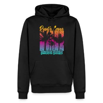 Punta Cana Dominican Republic - Männer Premium Bio Hoodie - Schwarz - Vorne - Nico (187cm)