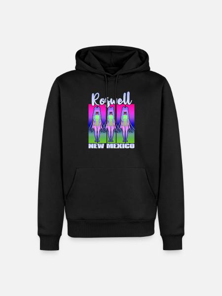 Roswell New Mexico - Männer Premium Bio Hoodie - Schwarz