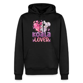 Koala Liebhaber Koalas Koalabär Süß Tier - Männer Premium Bio Hoodie - Schwarz - Vorne - Nico (187cm)