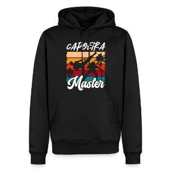 Capoeira Meister Brasilianisch Kampfsport Hobby - Männer Premium Bio Hoodie - Schwarz - Vorne - Nico (187cm)