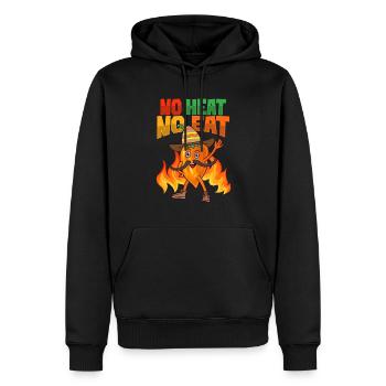 Mexikanisches Food Habanero-Chili-Liebhaber - Männer Premium Bio Hoodie - Schwarz - Vorne - Nico (187cm)