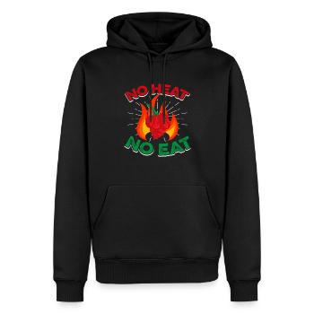 Mexikanisches Food Habanero-Chili-Liebhaber - Männer Premium Bio Hoodie - Schwarz - Vorne - Nico (187cm)