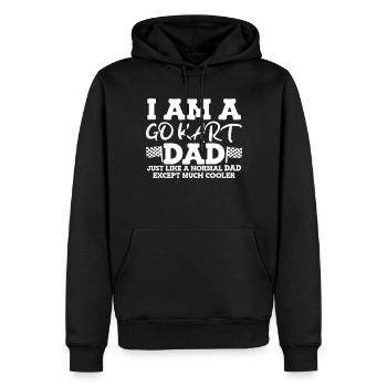 Kartsport Kart Driver Go Kart Gift Idea - Men’s Premium Organic Hoodie - black - Front - Nico (187cm)