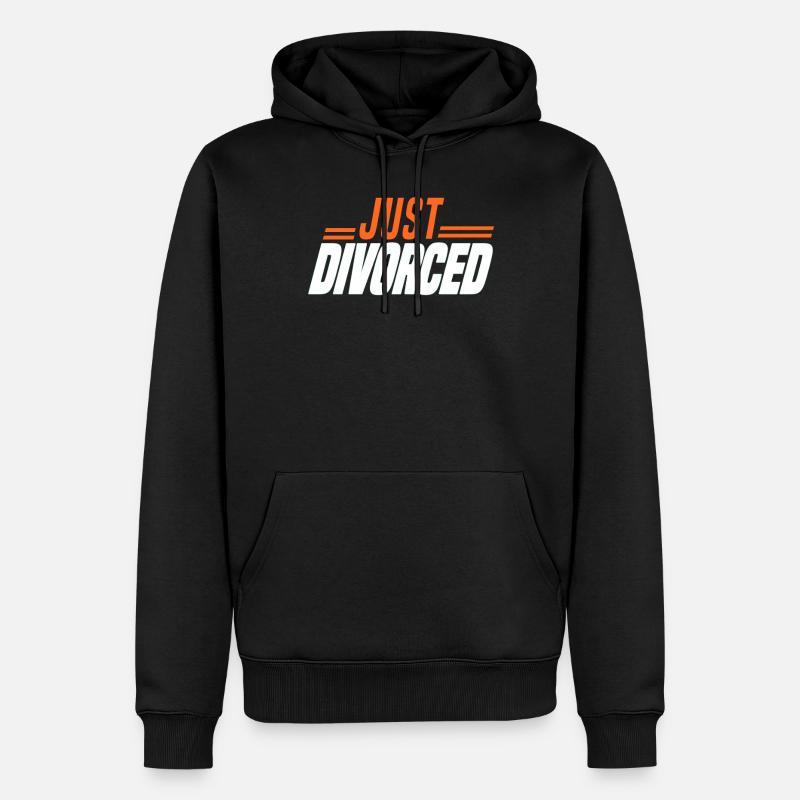 Scheidung Trennung Ehe Ex Scheidungsparty - Männer Premium Bio Hoodie - Schwarz