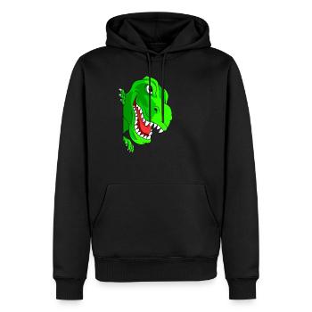 Dinosaure Tyrannosaurus Boys Girl Cadeau - Sweat à capuche Premium bio Homme - noir - Devant - Nico (187cm)