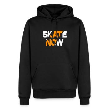 Skateboarder Girls Boys - Skate Now Skateboarding - Männer Premium Bio Hoodie - Schwarz - Vorne - Nico (187cm)