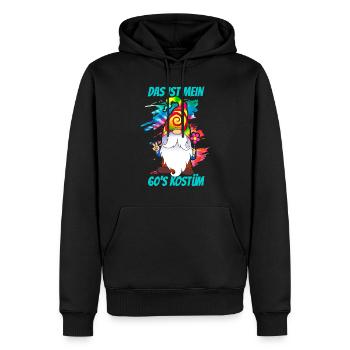 das ist mein 60's Kostüm - 1960er jahre - Männer Premium Bio Hoodie - Schwarz - Vorne - Nico (187cm)