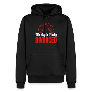 Scheidung Trennung Ehe Ex Scheidungsparty - Männer Premium Bio Hoodie - Schwarz - Vorne - Nico (187cm)