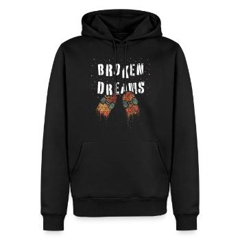 Skater Skateboarder Skaten Halfpipe Skatepark - Männer Premium Bio Hoodie - Schwarz - Vorne - Nico (187cm)