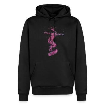 Skateboard Patinage Skater Skateboard Halfpipe - Sweat à capuche Premium bio Homme - noir - Devant - Nico (187cm)