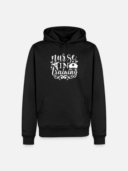 Nurse in training - Men’s Premium Organic Hoodie - black