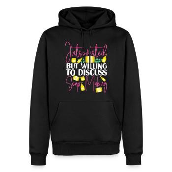 Soap Making Crafting Introverted - Männer Premium Bio Hoodie - Schwarz - Vorne - Nico (187cm)