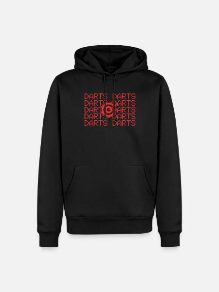 Dart Darts - Men’s Premium Organic Hoodie - black