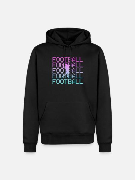 football rugby - Men’s Premium Organic Hoodie - black