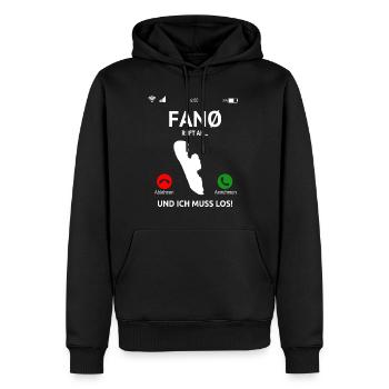 Fanø Fanö Dänemark Urlaub Idee - Männer Premium Bio Hoodie - Schwarz - Vorne - Nico (187cm)