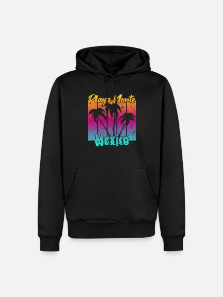 Playa Norte Mexico - Men’s Premium Organic Hoodie - black