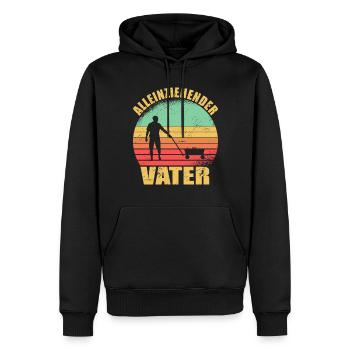 Alleinziehender Vater Vatertag Vatertagsgeschenk - Männer Premium Bio Hoodie - Schwarz - Vorne - Nico (187cm)