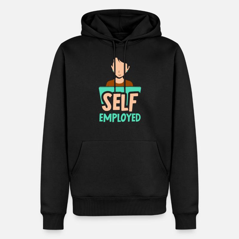 Freelance Maman Freelancer Freelancer - Sweat à capuche Premium bio Homme - noir