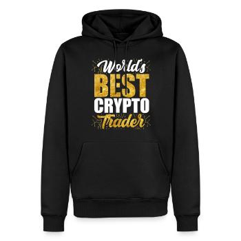 Weltbester Krypto Trader Trading Crypto Traden - Männer Premium Bio Hoodie - Schwarz - Vorne - Nico (187cm)
