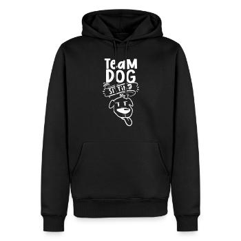 Team Dog Sitting Hundesitting Hundesitter Hund - Männer Premium Bio Hoodie - Schwarz - Vorne - Nico (187cm)