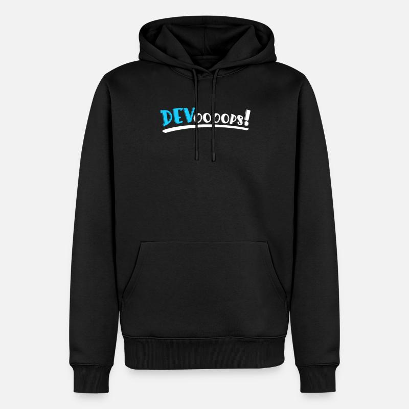Sys-Admin Entwickler Devops-Ingenieur - Männer Premium Bio Hoodie - Schwarz