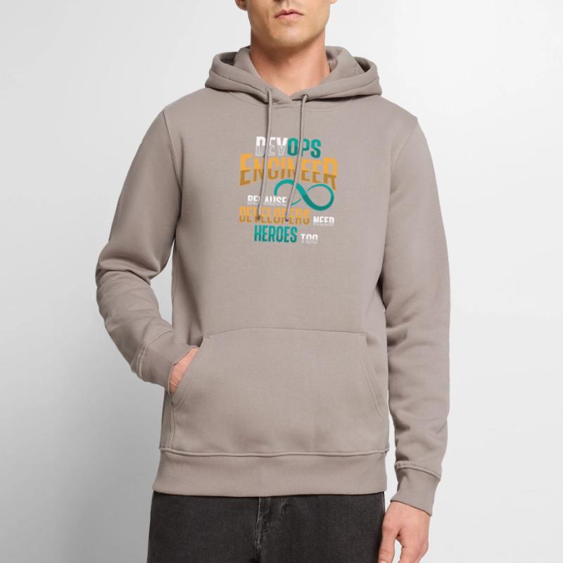 Sys-Admin Developer Devops Engineer Men’s Premium Organic Hoodie
