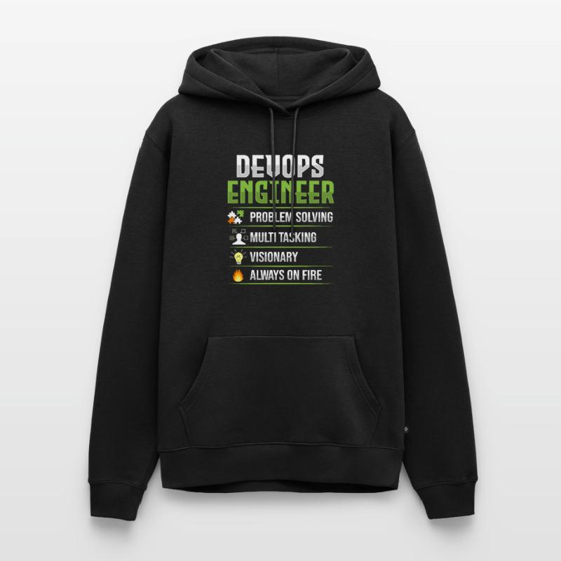 Devops Sys-Admin Developer Men’s Premium Organic Hoodie