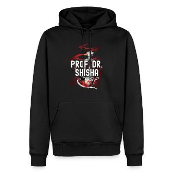 Shisha Geschenk für Wasserpfeife Shishabar Pfeife - Männer Premium Bio Hoodie - Schwarz - Vorne - Nico (187cm)