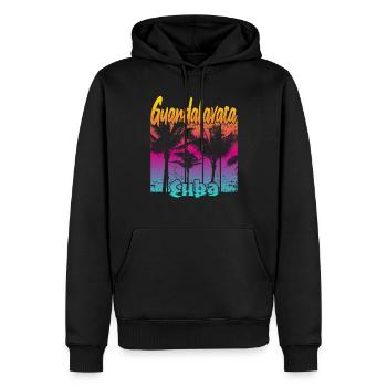 Guardalavaca Cuba - Männer Premium Bio Hoodie - Schwarz - Vorne - Nico (187cm)